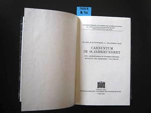 Seller image for Carnuntum im 18. Jahrhundert. Ein Archologischer-Numismatischer Bericht des Obersten von Below. for sale by Augusta-Antiquariat GbR