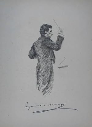 Bild des Verkufers fr Lithographie v. Eugen Spiro (Breslau 1874-1972 New York) aus "Im Konzert". Berlin, Hermann Birkholz 1919, 31 x 23,5 cm (Blattgr.) zum Verkauf von Antiquariat Johannes Mller