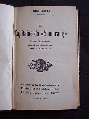 Seller image for Le capitaine du " Samarang " for sale by Librairie Ancienne Zalc