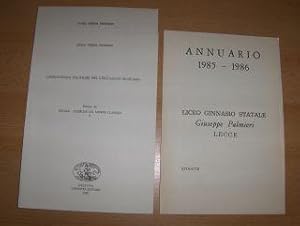 Bild des Verkufers fr 2 TITELN v. M. T. INGROSSO: ".FILOSOFICI NEL DE OTIO DI SENECA" aus ANNUARIO 1985-1986 LICEO GINNASIO STATALE Giuseppe Palmieri Lecce 89-101 // "CONNOTAZIONI POLITICHE DEL LINGUAGGIO SENECANO" aus RUDIAE - RICHERCHE SUL MONDO CLASSICO 105-112. Estratto- Sonderdruck- Extraits. zum Verkauf von Antiquariat am Ungererbad-Wilfrid Robin