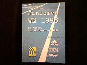 Das deutsche Team für die Junioren WM 1998 in Annecy vom 28.07.-02.08.1998.