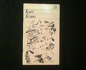 Seller image for Poesiealbum 78. Karl Kraus. for sale by Antiquariat Matthias Drummer