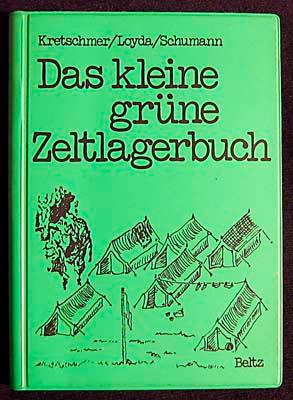 Das kleine grüne Zeltlagerbuch.