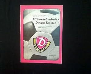 Bild des Verkufers fr Europapokal-Programmheft: Dynamo Dresden - FC Twente Enschede. 05.11.1980. UEFA-CUP 2. Runde. zum Verkauf von Antiquariat Matthias Drummer