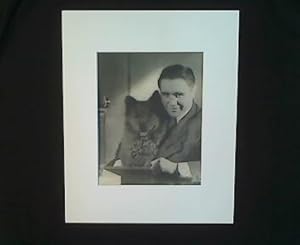 S/w Fotografie mit persönlicher Widmung von Gustav Eder aus dem Dezember 1935.