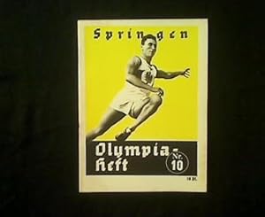 Seller image for Olympiaheft Nr. 10 - Springen. for sale by Antiquariat Matthias Drummer