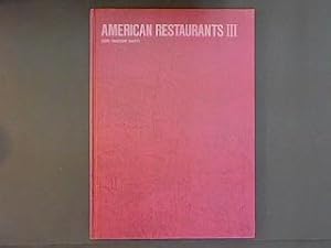 Bild des Verkufers fr American Restaurants III. zum Verkauf von Antiquariat Matthias Drummer