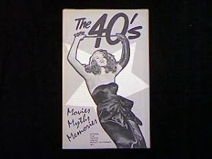 Programmheft des National Film Theatre London August - September 1971: The 40`s. Movies, Myths, M...