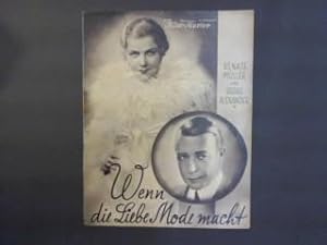 Wenn die Liebe Mode macht. Illustrierter Film-Kurier Nr. 1896.