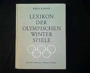 Imagen del vendedor de Lexikon der Olympischen Winterspiele. a la venta por Antiquariat Matthias Drummer