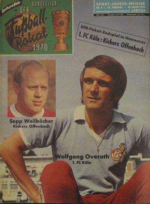 Imagen del vendedor de Bahrheft-Fuball Pokal Jahrgang 1970. a la venta por Antiquariat Matthias Drummer