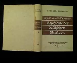 Quellen und Urkunden zur Geschichte des deutschen Bauern. Band 1: Urzeit bis Ende der Karolingerz...