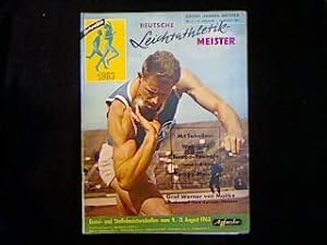 Leichtathletik-Bahrheft Jahrgang 1963.