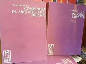 Seller image for COMPENDIO DE ARQUITECTURA URBANA + EL PROCESO URBANO (2 libros) for sale by Libros Dickens