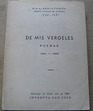 Immagine del venditore per De mis vergeles. Poemas ( 1911-1965) venduto da Librera Monte Sarmiento