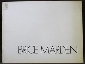Bild des Verkufers fr Brice Marden : Recent Paintings and Drawings, September 23-21 October 1978 zum Verkauf von Exquisite Corpse Booksellers