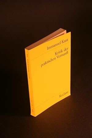 Imagen del vendedor de Kritik der praktischen Vernunft. Herausgegeben von Joachim Kpper a la venta por Steven Wolfe Books