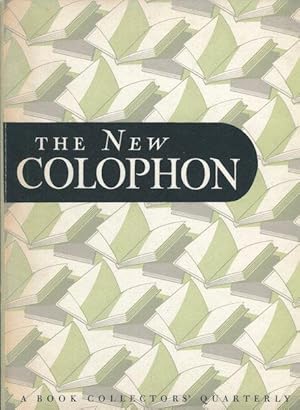 The New Colophon; A Book Collector' Quarterly, Volume 1 Part 2, April 1948