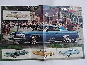 Imagen del vendedor de 1973 [Chevrolet] Impala & Bel Air (Sales Brochure) a la venta por Bloomsbury Books