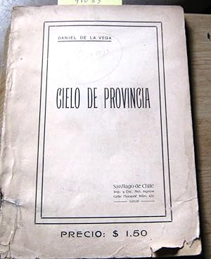 Bild des Verkufers fr Cielo de provincia zum Verkauf von Librera Monte Sarmiento