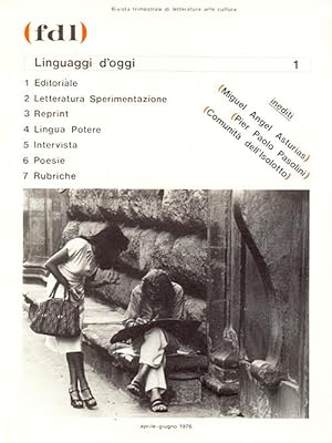 (FDL) Linguaggi d'Oggi 1. Rivista trimestrale di letteratura (all publsihed ?).