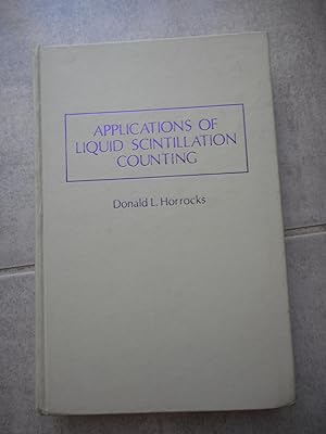 Image du vendeur pour Applications of Liquid Scintillation Counting mis en vente par Frederic Delbos