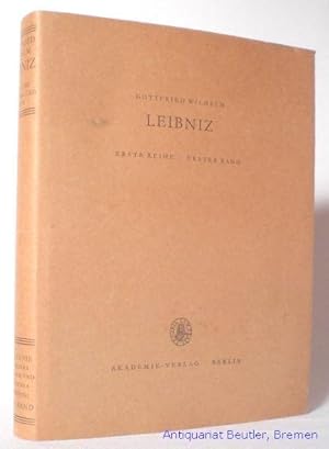 Sämtliche Schriften und Briefe. 1. Reihe: Allgemeiner politischer und historischer Briefwechsel. ...