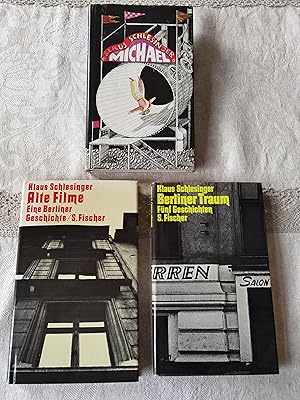 Bild des Verkufers fr 3er Konvolut: 1. Alte Filme. Eine Berliner Geschichte, 1976; 2. Berliner Traum. Fnf Geschichten, 1977; 3. Michael, 1980. zum Verkauf von Antiquariat Frank Throll