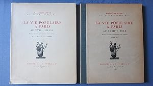 Imagen del vendedor de La vie populaire  Paris au XVIIIe sicle. D'aprs les textes contemporains et les estampes. Avec une prface de A.van Gennep. a la venta por PARIS-LIBRIS