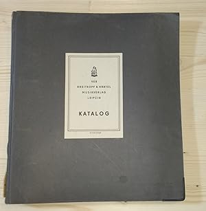Katalog des VEB Breitkopf & Härtel Musikverlag Leipzig.