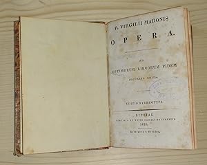 Bild des Verkufers fr P. Virgilii Maronis Opera. Ad optimorum librorum fidem accurate edita. zum Verkauf von BuchKultur Opitz