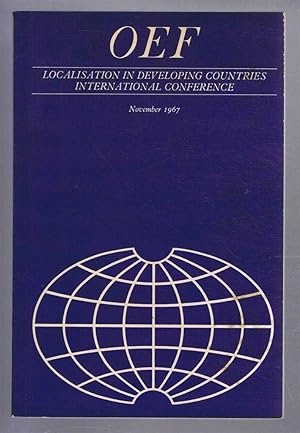 Image du vendeur pour Localisation in Developing Countries - International Conference November 1967 mis en vente par Bailgate Books Ltd