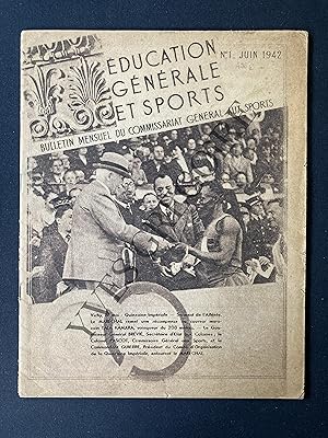 EDUCATION GENERALE ET SPORTS-N°1-JUIN 1942