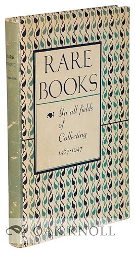 SELECTIONS FROM SCRIBNER'S STOCK OF RARE BOOKS