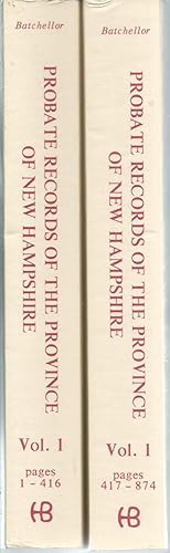 Immagine del venditore per Probate Records of the Province of New Hampshire, Vol 1: 1635-1717 (State Papers Series, Vol 31) venduto da Turn-The-Page Books