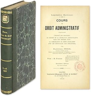 Image du vendeur pour Cours de Droit Administratif, Contenant l'Expose des Principes. mis en vente par The Lawbook Exchange, Ltd., ABAA  ILAB