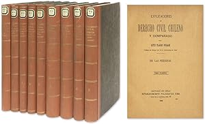 Seller image for Explicaciones de Derecho Civil Chileno y Comparado, vols. 1-9 for sale by The Lawbook Exchange, Ltd., ABAA  ILAB