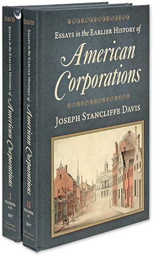 Bild des Verkufers fr Essays in the Earlier History of American Corporations. 2 Vols zum Verkauf von The Lawbook Exchange, Ltd., ABAA  ILAB