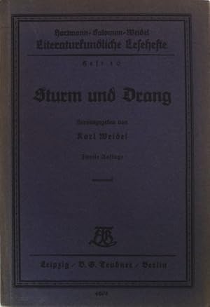 Imagen del vendedor de Sturm und Drang; Literaturkundliche Lesehefte, Heft 10; a la venta por books4less (Versandantiquariat Petra Gros GmbH & Co. KG)