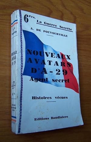 Seller image for Nouveaux avatars d'A - 29 agent secret for sale by Librairie des Possibles