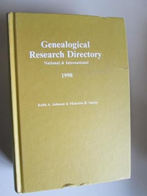 Seller image for Genealogical Research Directory National and International 1998 for sale by Goldstone Rare Books