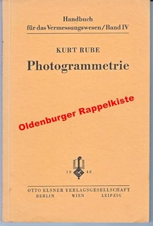 Photogrammetrie Handbuch für das Vermessungswesen/ Bd. IV (1940)