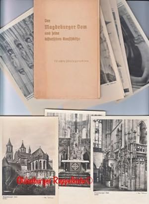 Der Madgeburger Dom und seine historischen Kunstschätze 12 echte Photographien (1945)