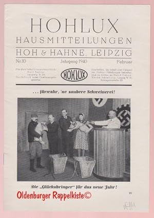HOHLUX Hausmitteilungen Hoh & Hahne Leipzig Nr.10 /1940 - Keller,Kurt