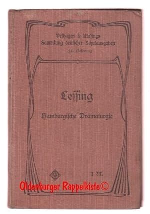 Hamburgische Dramaturgie (1905) - Lessing, Gotthold Ephraim