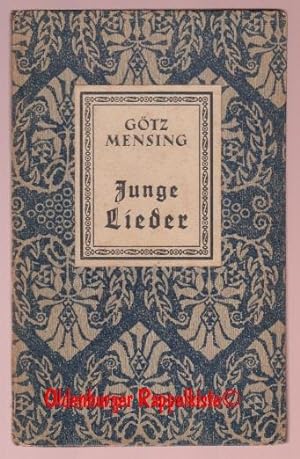 Junge Lieder (1919) Erstausgabe