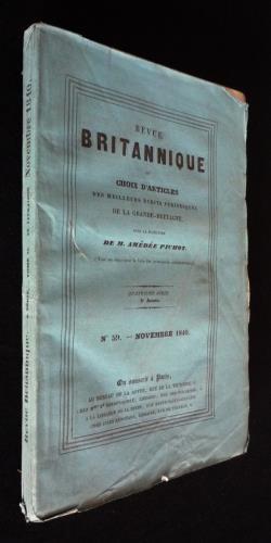 Seller image for Revue britannique (Quatrime srie, 5e anne, n59, novembre 1840) for sale by Abraxas-libris