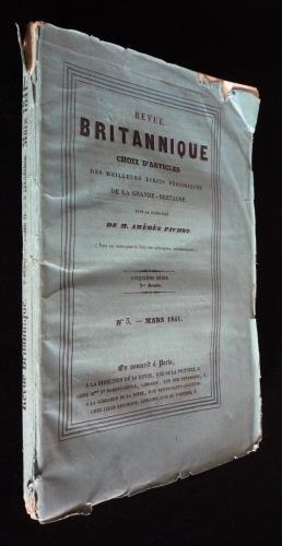 Seller image for Revue britannique (Cinquime srie, 1re anne, n3, mars 1841) for sale by Abraxas-libris