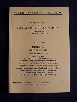 Neuer ganzsachen-katalog - N°5-6 1959