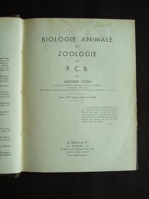 Biologie animale et zoologie du P. C. B.